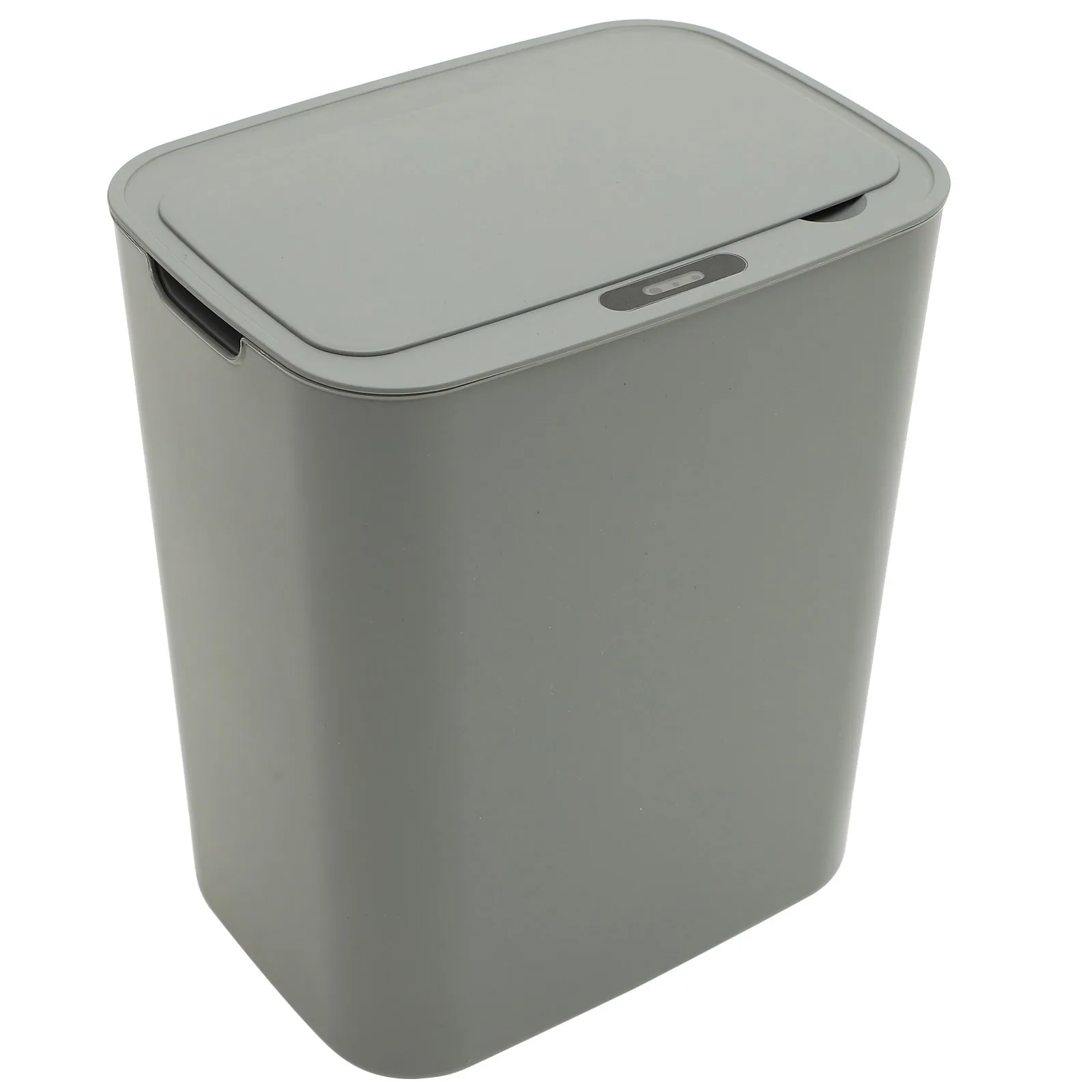 

1pc Smart Induction Trash Can Grey Automatic Sensor Dustbin For Home Hotel Dorm Use Waste Storage Bin Garbage Container