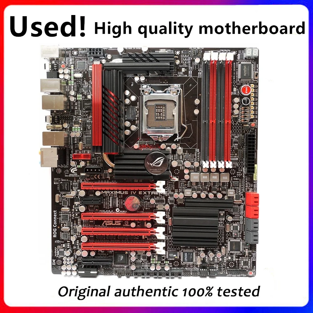 For ASUS Maximus IV Extreme Computer Motherboard LGA 1155 DDR3 For Intel P67 P8P67 Used Desktop Mainboard