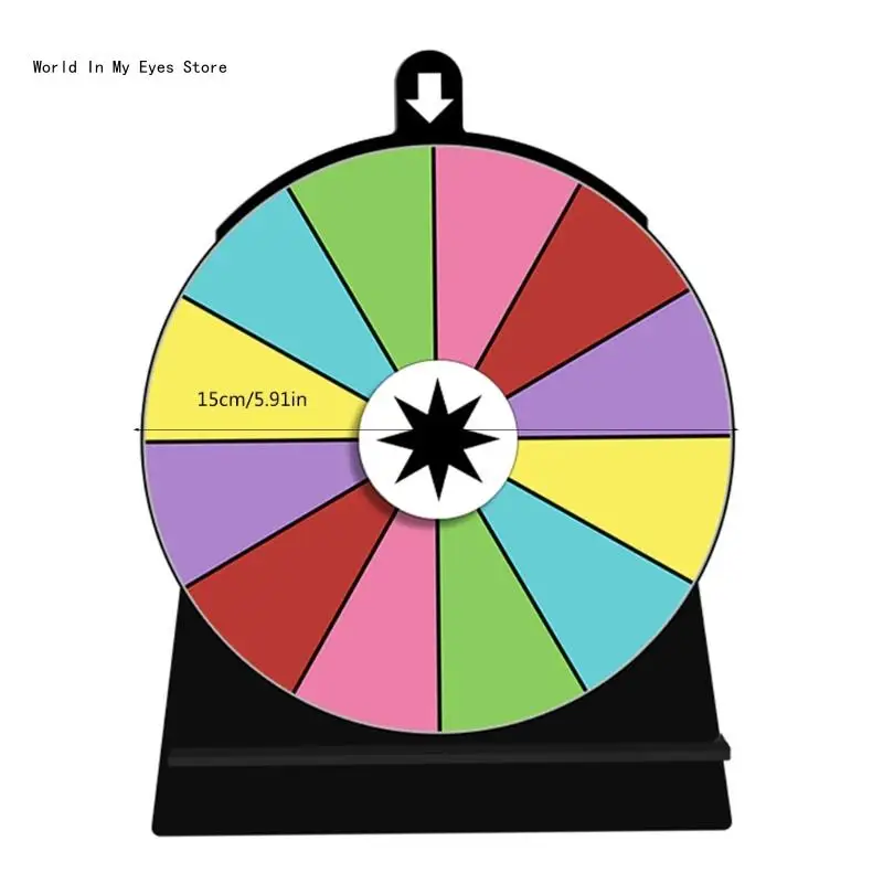 124D Lucky Prize Toy Wheel for Event Engagement Trade Show Fortune Game