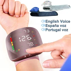 Charge Blood Pressure Monitor Voice Touch Screen Adjust Blood Pressure Mete Automatic Tonometer Heart Rate Monitor