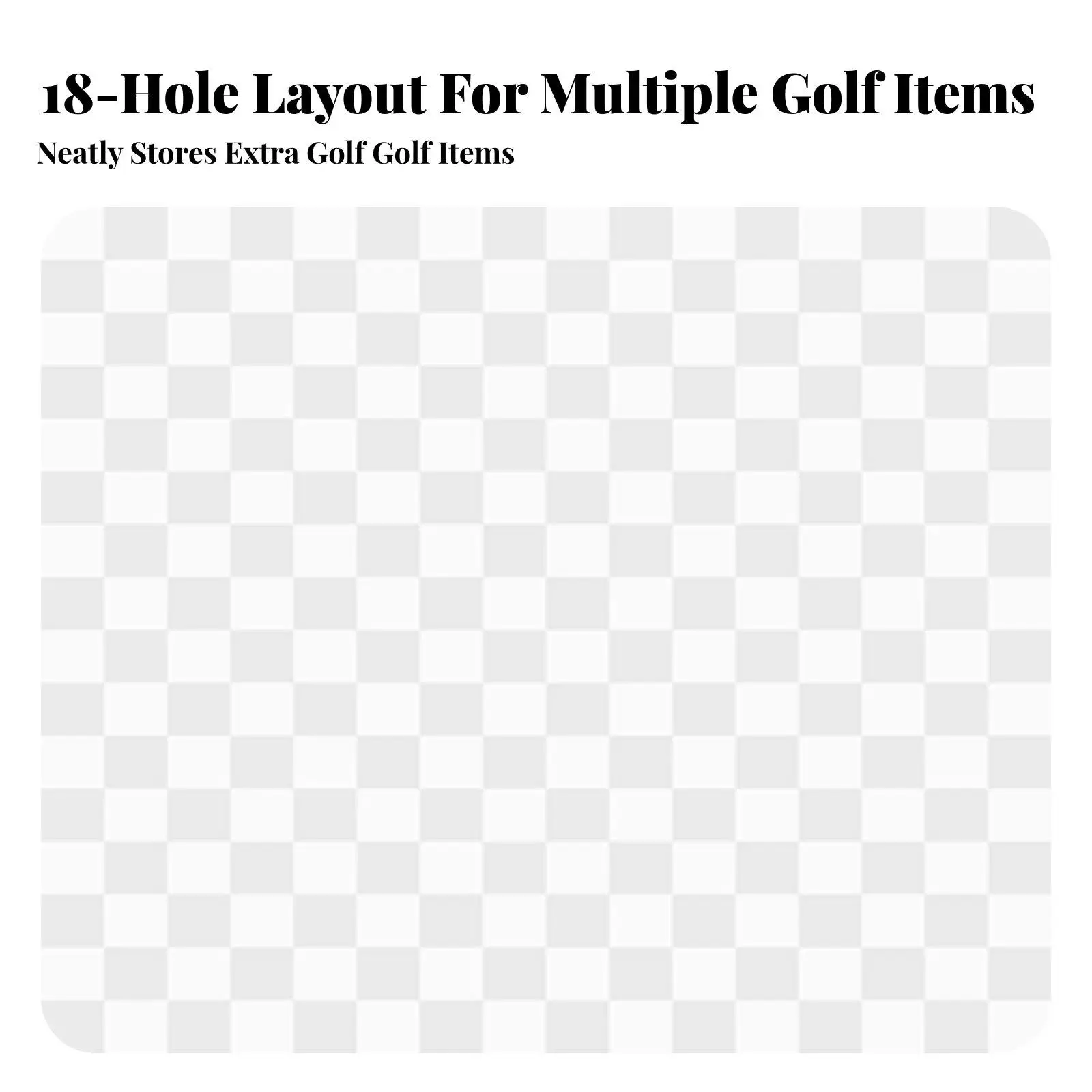 Golf Club Display Stand Anti Tip Non Slip Stability for Simulator