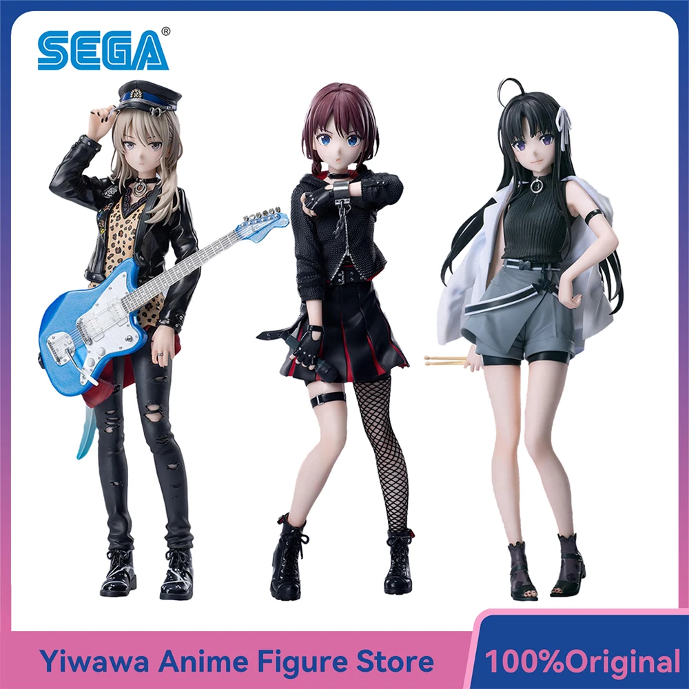 

SEGA Original Girls Band Cry Subaru Awa Kawaragi Momoka Iseri Nina Anime Figure Collectible Model Toy Ornaments Bishoujo Doll