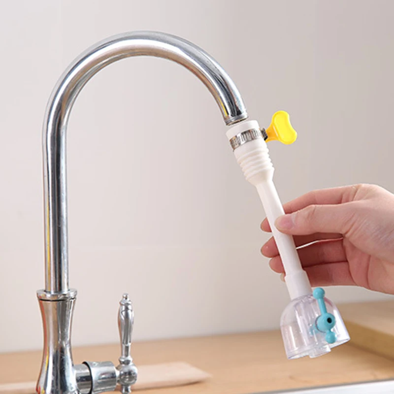 Rotatable Sink Tap Extender Sprayer Adjustable Faucet Adapter Nozzle Tap Filter Water Saving Kitchen Bathroom Accessories 1PC