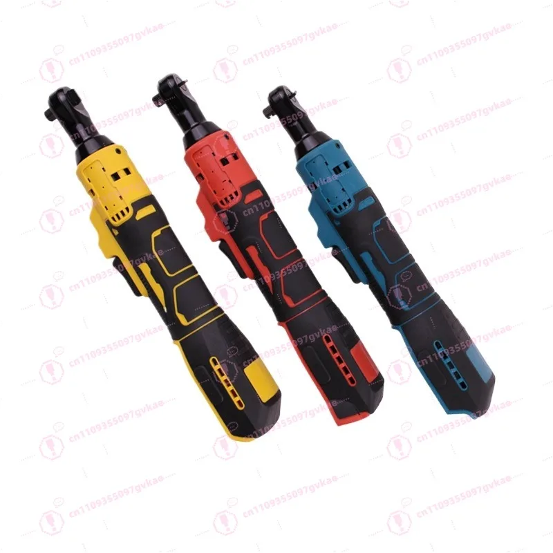 

Rechargeable Right Angle Ratchet Wrench Cordless Lithium Battery Powered Wrench for Auto Repair