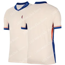 2024-25 Away Match Jersey Shirt Men's T-Shirt Short Sleeve Summer Breathable Quick-Drying Sports Tops Clothing