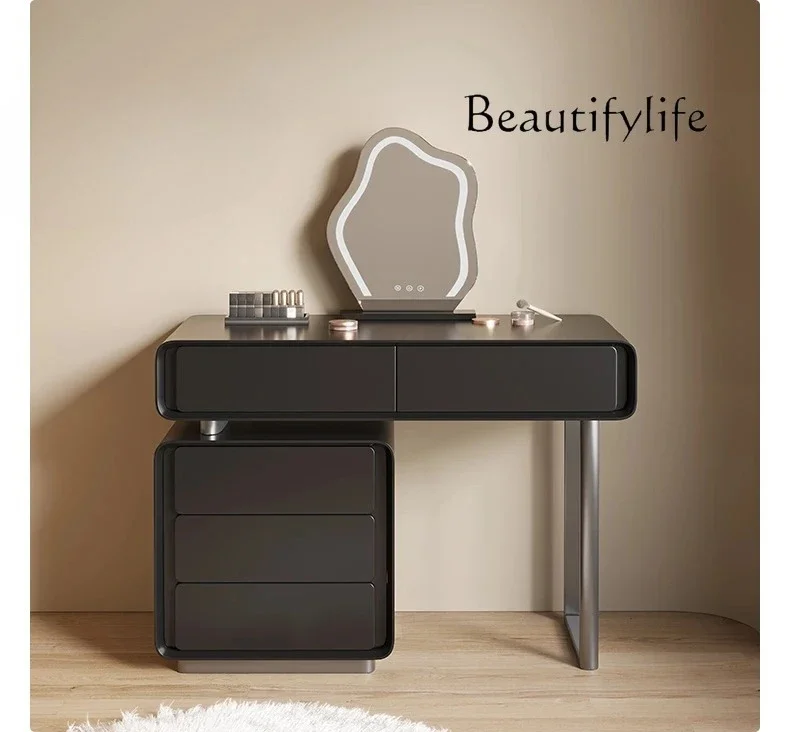 

LJYSolid wood paint dresser storage cabinet chest integrated bedroom wabi sandy wind simple