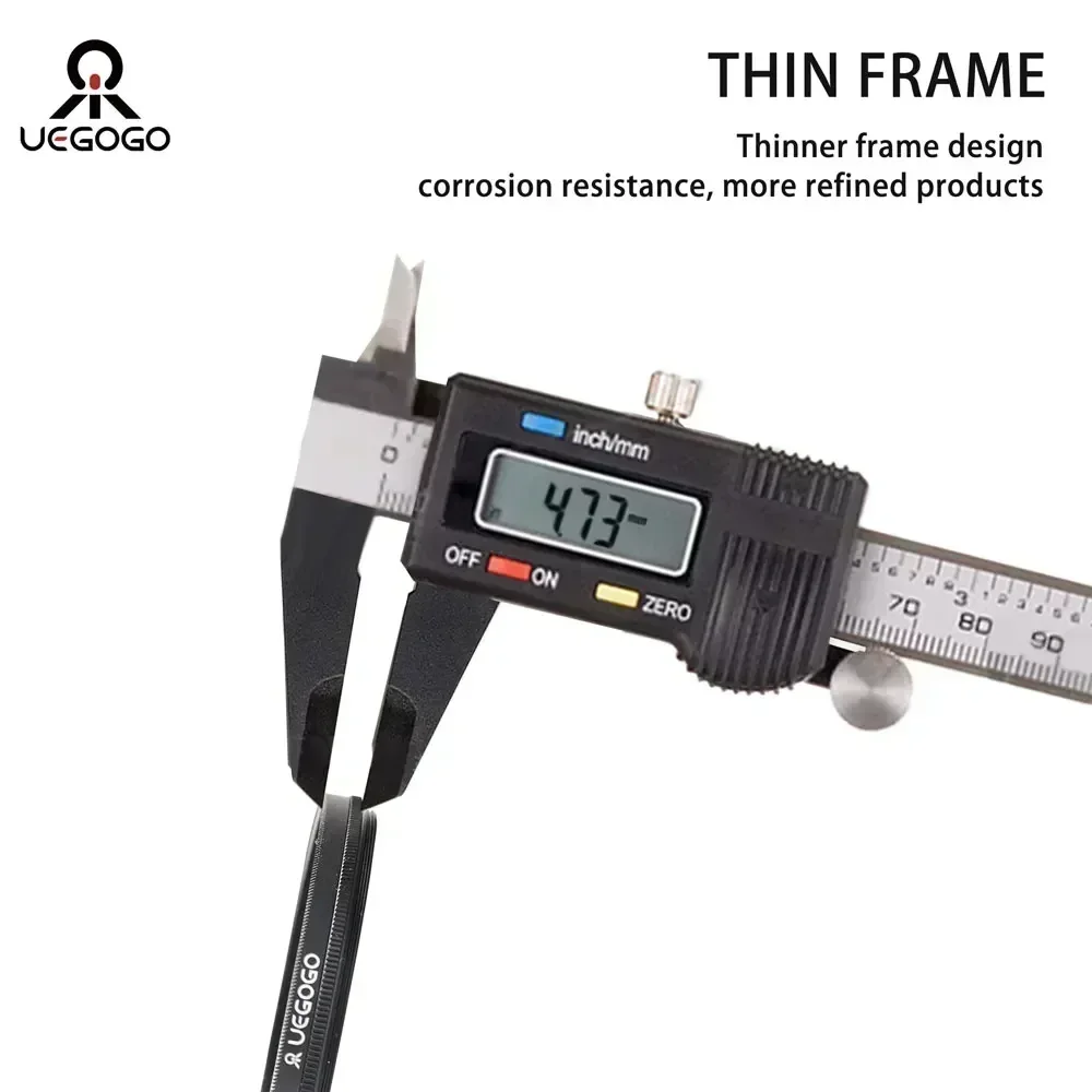 UEGOGO Filter gradien 72mm GND merah abu-abu CPL/UV/MCUV ND2-400/fokus lembut hitam kabut difusi garis bintang 4 6 8 Filter lensa kamera