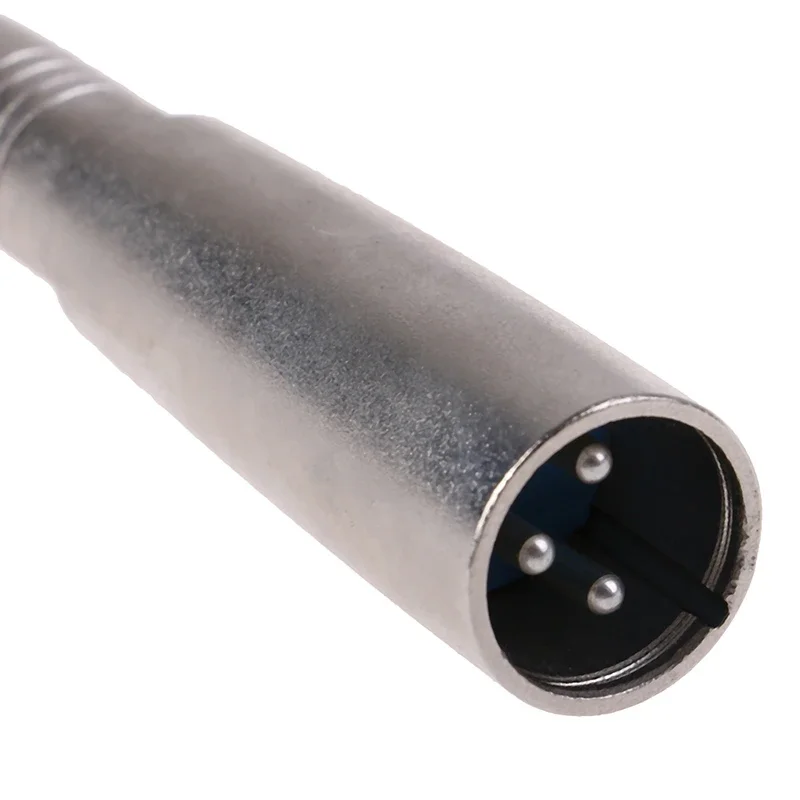 1 قطعة MIC 3 دبوس XLR ذكر التوصيل إلى 1/4 بوصة 6.35 مللي متر أحادية أنثى جاك كابل الصوت