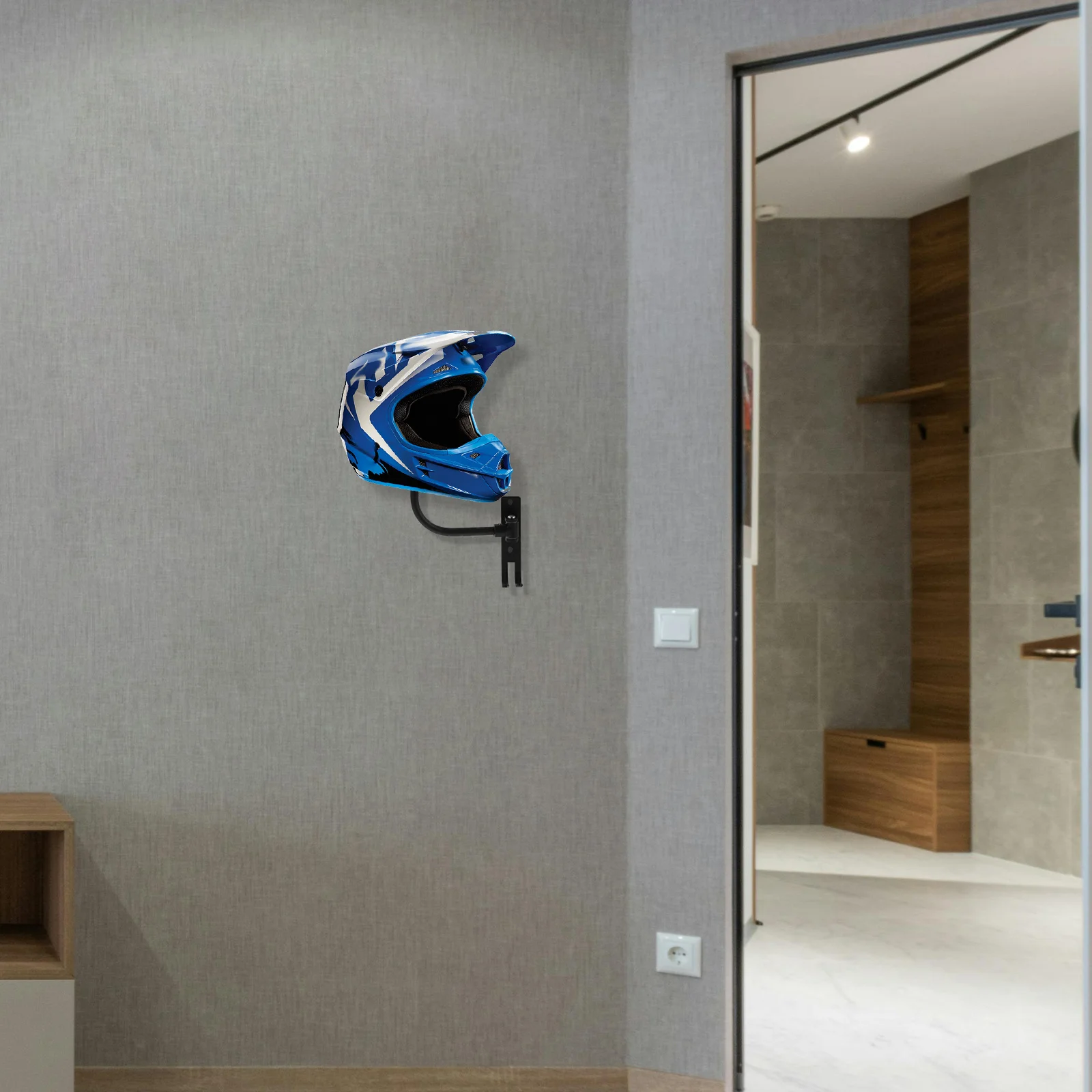 

Настенная стойка, комплект из углеродистой стали, держатель для мотоцикла для велосипеда, скейтборда, многофункциональная вешалка для хранения шляп, подставка для дисплея