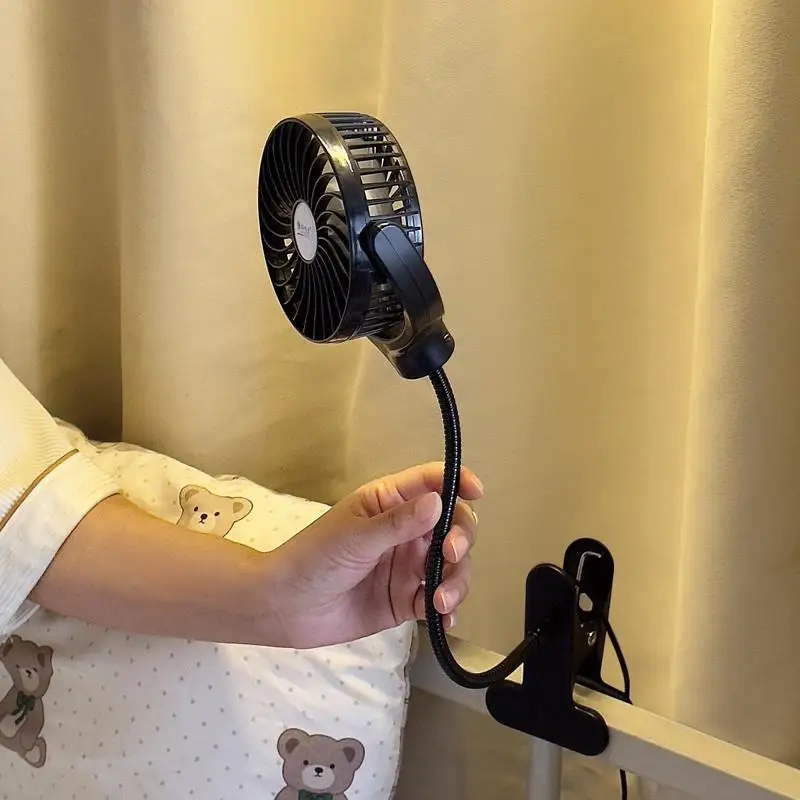 

Портативный вентилятор с креплением, бесшумный, прочный, для офиса, с USB-интерфейсом, сверхдолгим сроком службы батареи, для домашнего использования