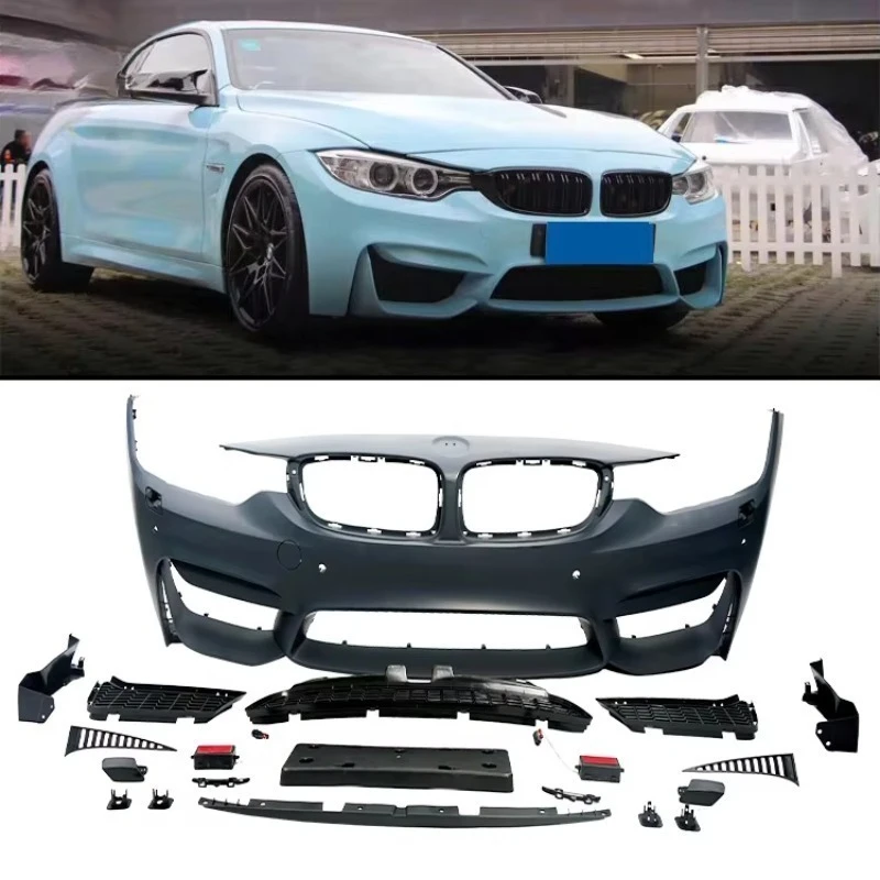 Car Bumper F32 F36 M4 Style PP Material Front Bumper for BMW 4 SERIES F32 F36 Body Kit
