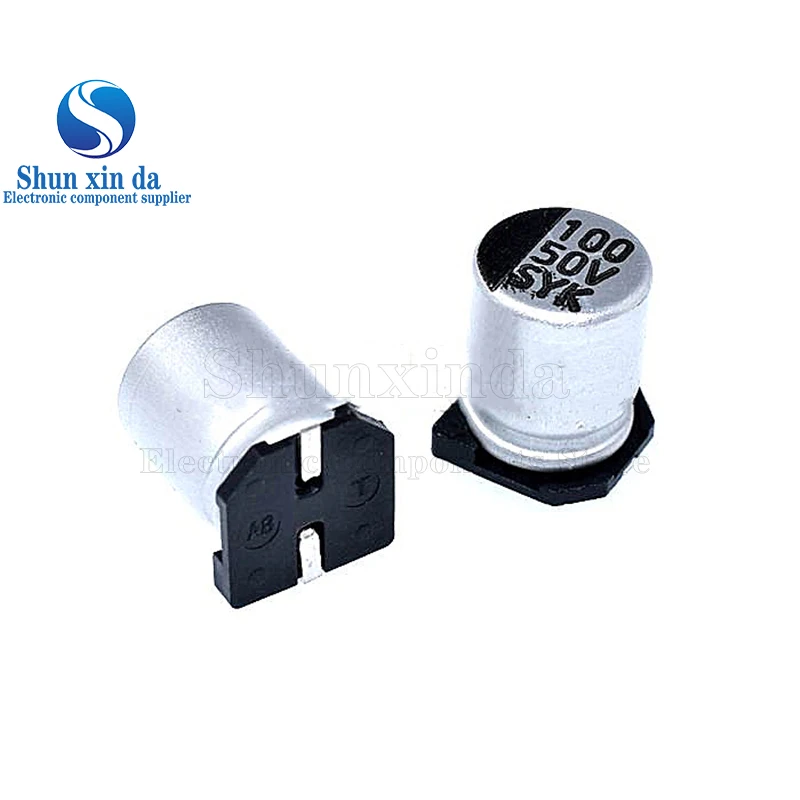 10PCS SMD Aluminum Electrolytic Capacitor 1UF 2.2UF 4.7UF 10UF 22UF 47UF 100UF 220UF 330UF 470UF 1000UF 6.3V 10V 16V 25V 35V 50V