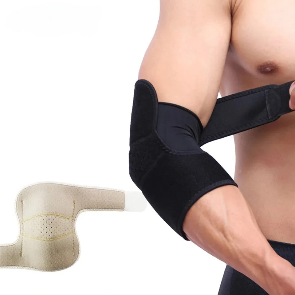2026 NEW  1PCS Elbow Brace, Reversible Support Wrap for Joint, Arthritis Pain Relief, Tendonitis, Sports Injury Recovery.