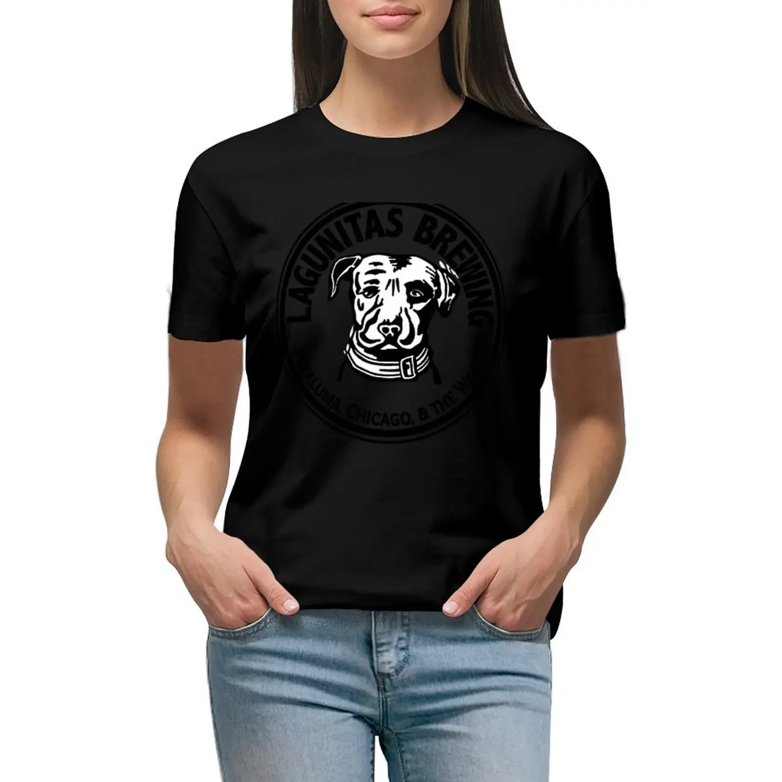 

Lagunitas Craft Beer T-Shirt customs shirts graphic tees summer tops funnys Women clothing