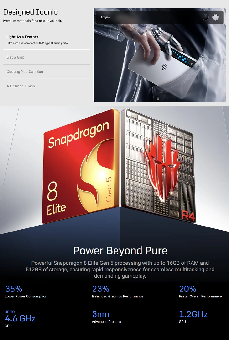 Redmagic Astra 2 Gaming Tablet