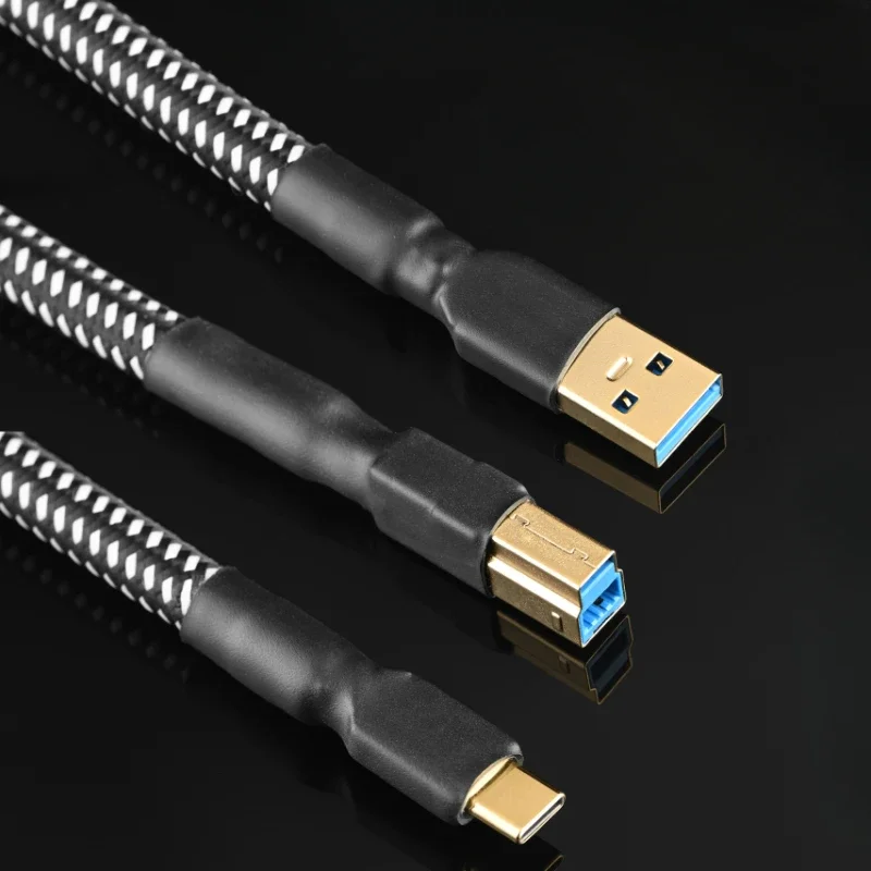 USB 3,0 zu USB B / Typ C Kabel Kupfer Festplatte Hoch geschwindigkeit dac Drucker Audio Digital kabel