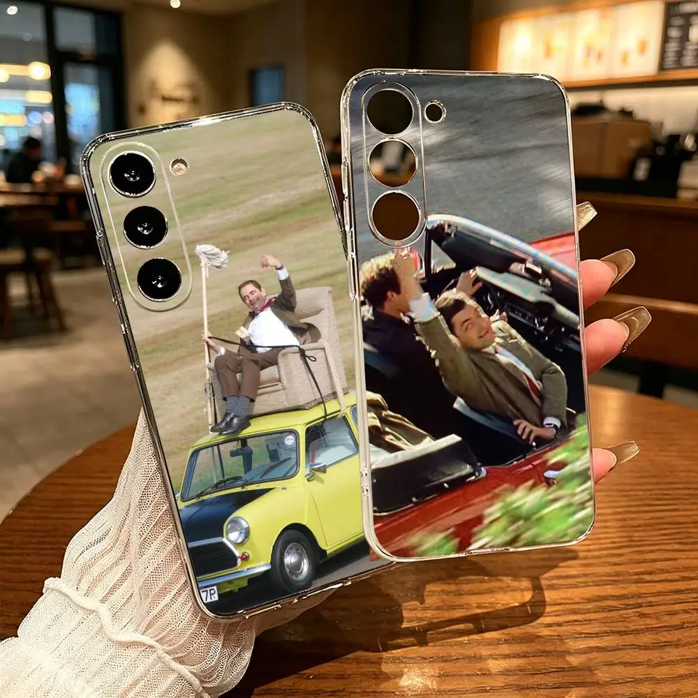 funny Comedy Mr B-Bean  Transparent Phone Case for Samsung A10 12 20 21S 30 31 40 50 51 52 70 71 Cover