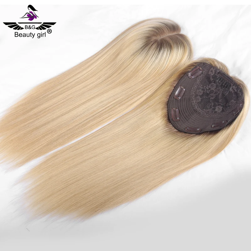 

High Density Straight Cuticle Aligned Natural Scalp Clip In Virgin European Premium Hair Topper Silk Base