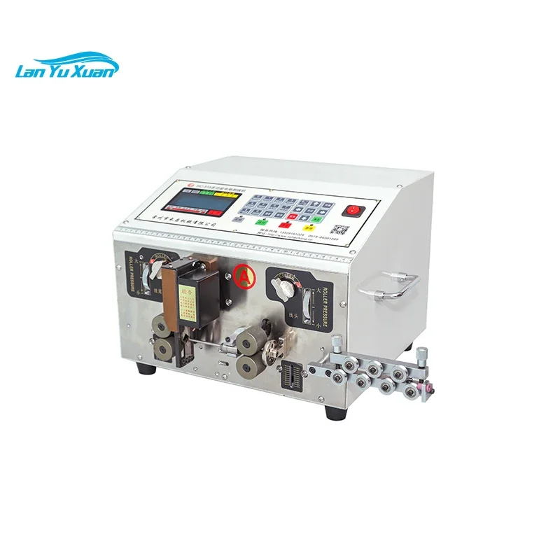 

HC-515A automatic cable stripping and cutting machine designed for wire 0.1 to 3mm2