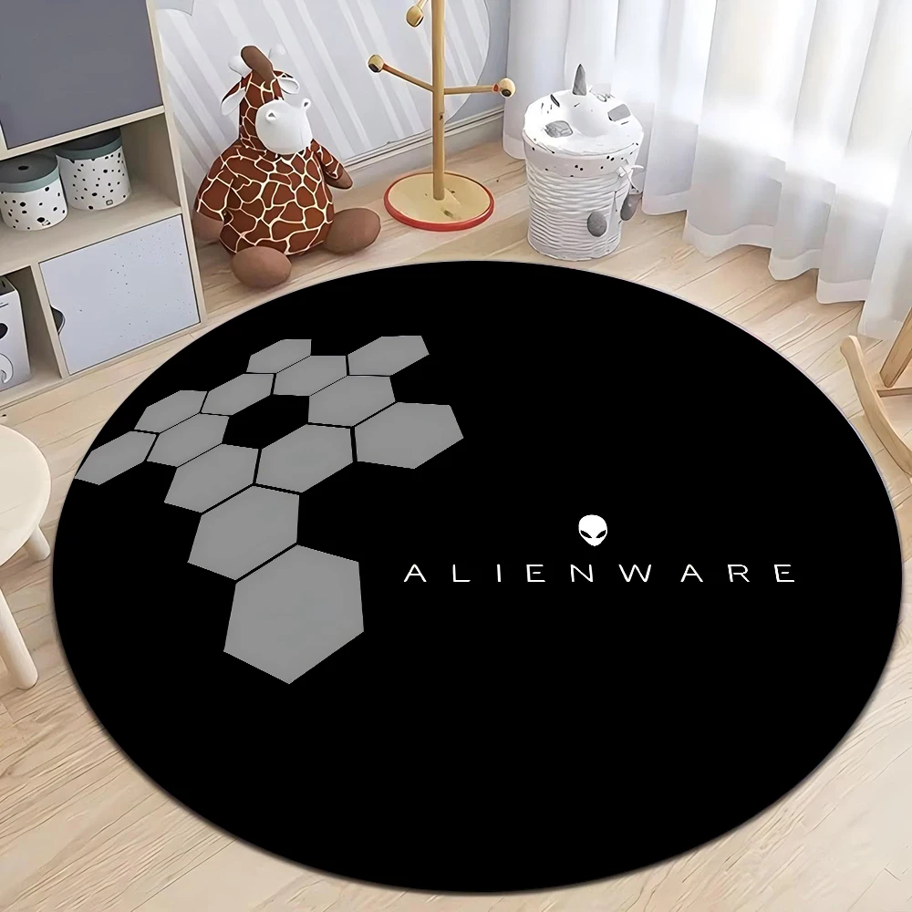 

Игровой круглый ковер, нескользящий напольный коврик для домашнего офиса, гостиной, спальни, машинной стирки, круглый ковер для декора геймеров