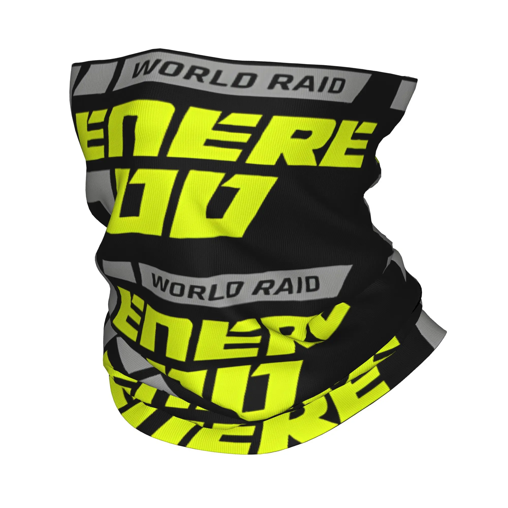 Tenere 700 Logo Gray Yellow WR Bandana Gaiter Club Tenere  Face Mask  Multi-use  Adult All Season  Neckerchief