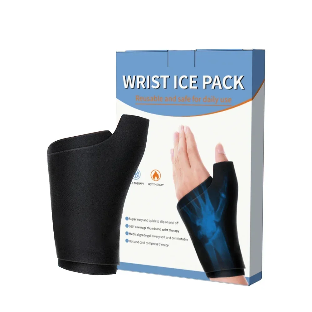 Wrist Ice Pack Wrap Gel Cold Pack Wrap for Wrist & Thumb Pain Relief Reusable Hot & Cold Therapy for Injuries Hand Care Tools