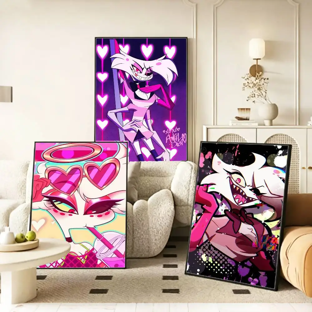 COOL Angel Dust H-Hazbin H-Hotel Poster HD Self Adhesive Waterproof Wall Art Ideal for Home Office