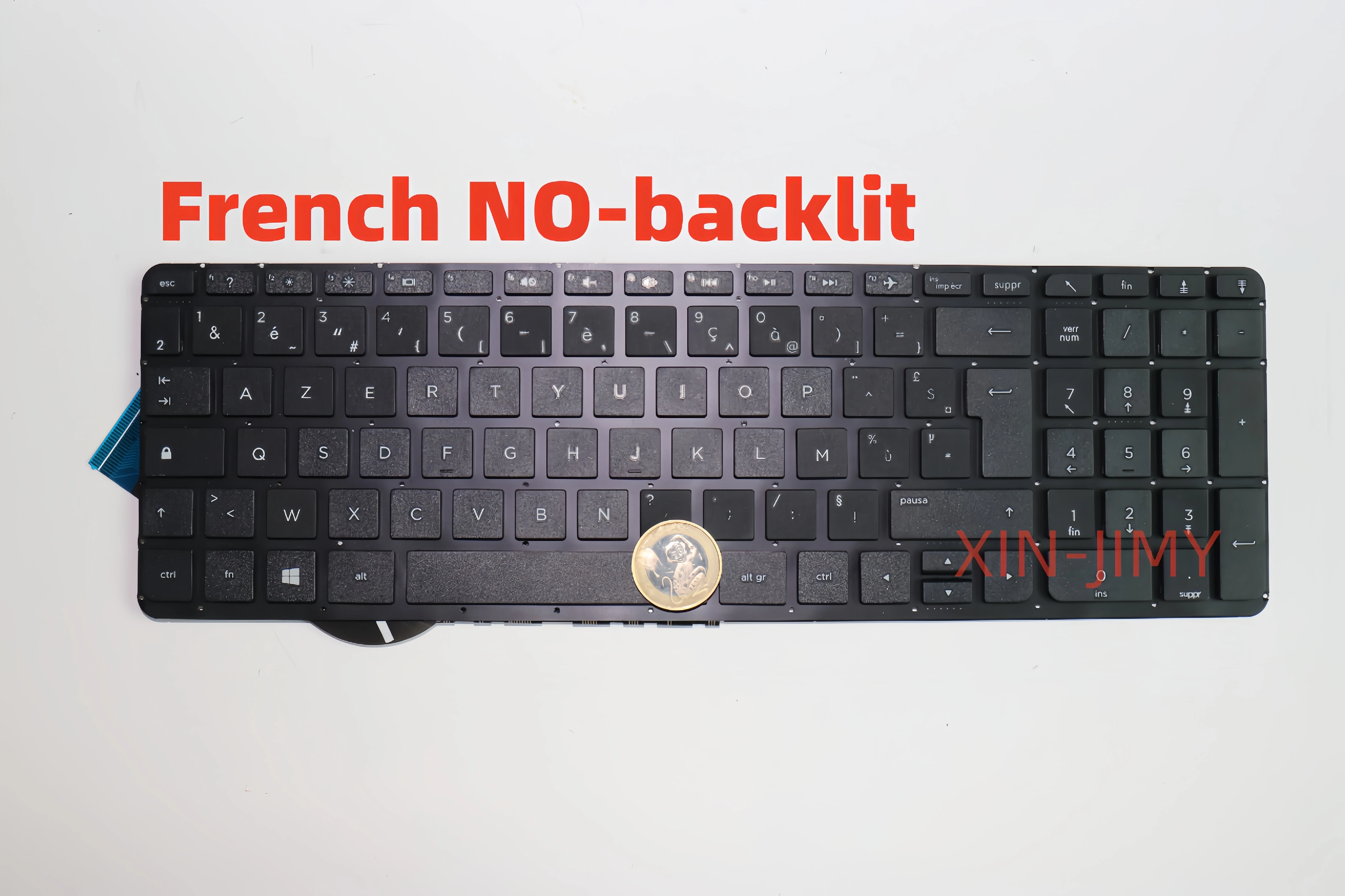 Fr/French Latpop Keyboard for HP Pavilion 15-P 17-F BLACK Without Foil Win8 PN:PK1314D1A17 9Z.N9HSC.60S