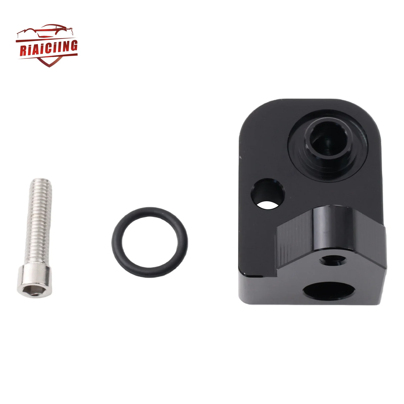 6.6L Diesel L5P Intake Pressure Temp Sensor Spacer Bracket Kit Black for Chevy Silverado GMC Sierra 2500HD 3500HD 2017-2025