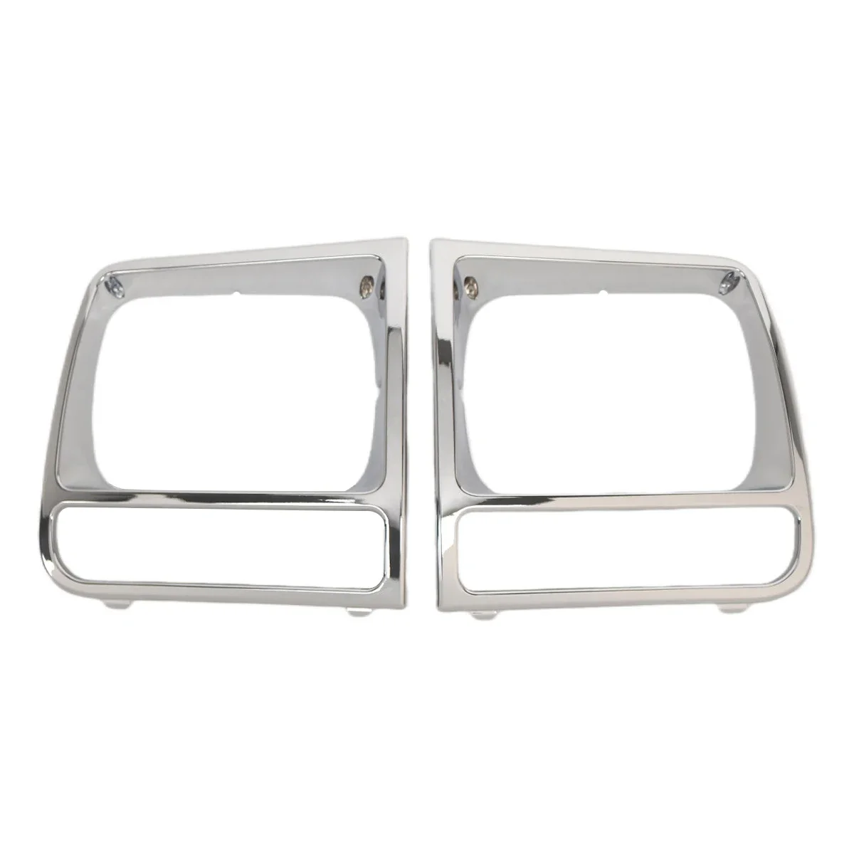 

CH2512165 55156031AB 55055137 For Jeep Cherokee 1997-2001 Left /Right Head Lamp Bezel Trim Silver Headlight Exterior Frame ABS