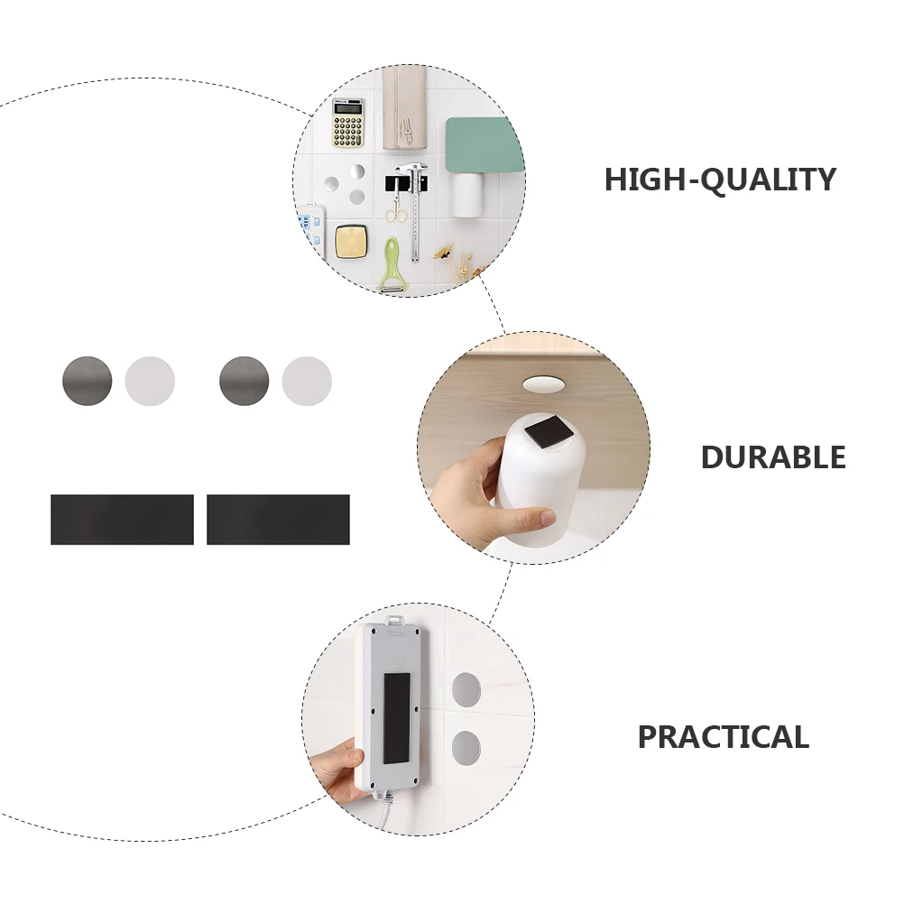 1 zestaw magnetycznych naklejek, taśmy magnetyczne samoprzylepne do projektów DIY, dekoracji lodówki, wieszaków ściennych, arkusze magnetyczne samoprzylepne