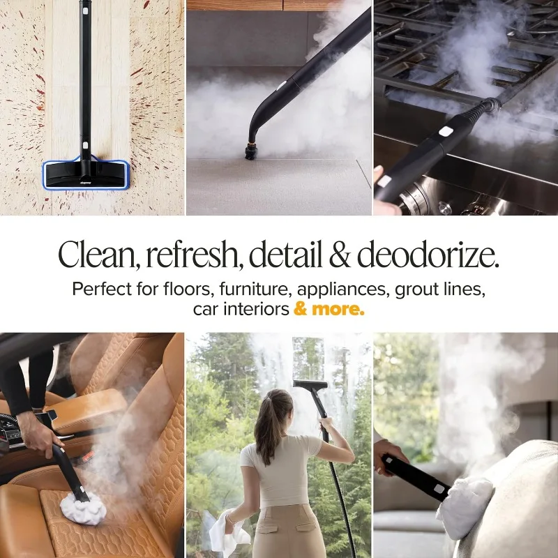 Dupray Steam Cleaning Pack – 24-Piece Accessory Kit for Dupray Steam Cleaners: Versatile set includes everything needed