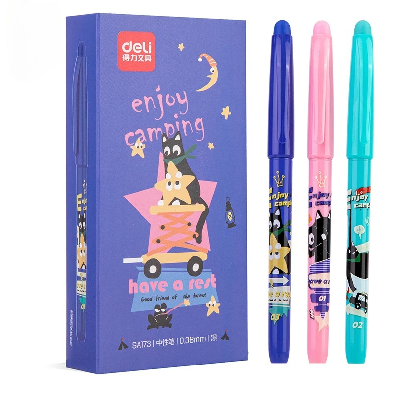 

48 шт., милые гелевые ручки с героями мультфильмов 0,38 мм, крутые ручки, школьные принадлежности, корейские канцелярские принадлежности, школьные аксессуары, оптовая продажа, милые вещи для письма