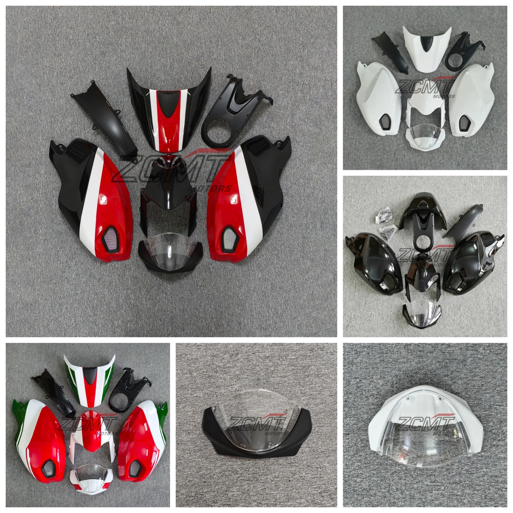High Quality ABS Fairing Body Decoration Kit Fit For Ducati Monster 696 796 1100 1100S EVO 2009-2015 Motorcycle Accessories