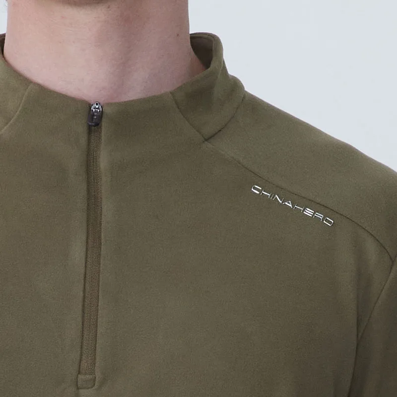 التدريب في الهواء الطلق طويلة الأكمام تشغيل الرجال عالية الدراجات Hking القمصان اللياقة البدنية سستة ضغط تنفس الركض بلوزات #5