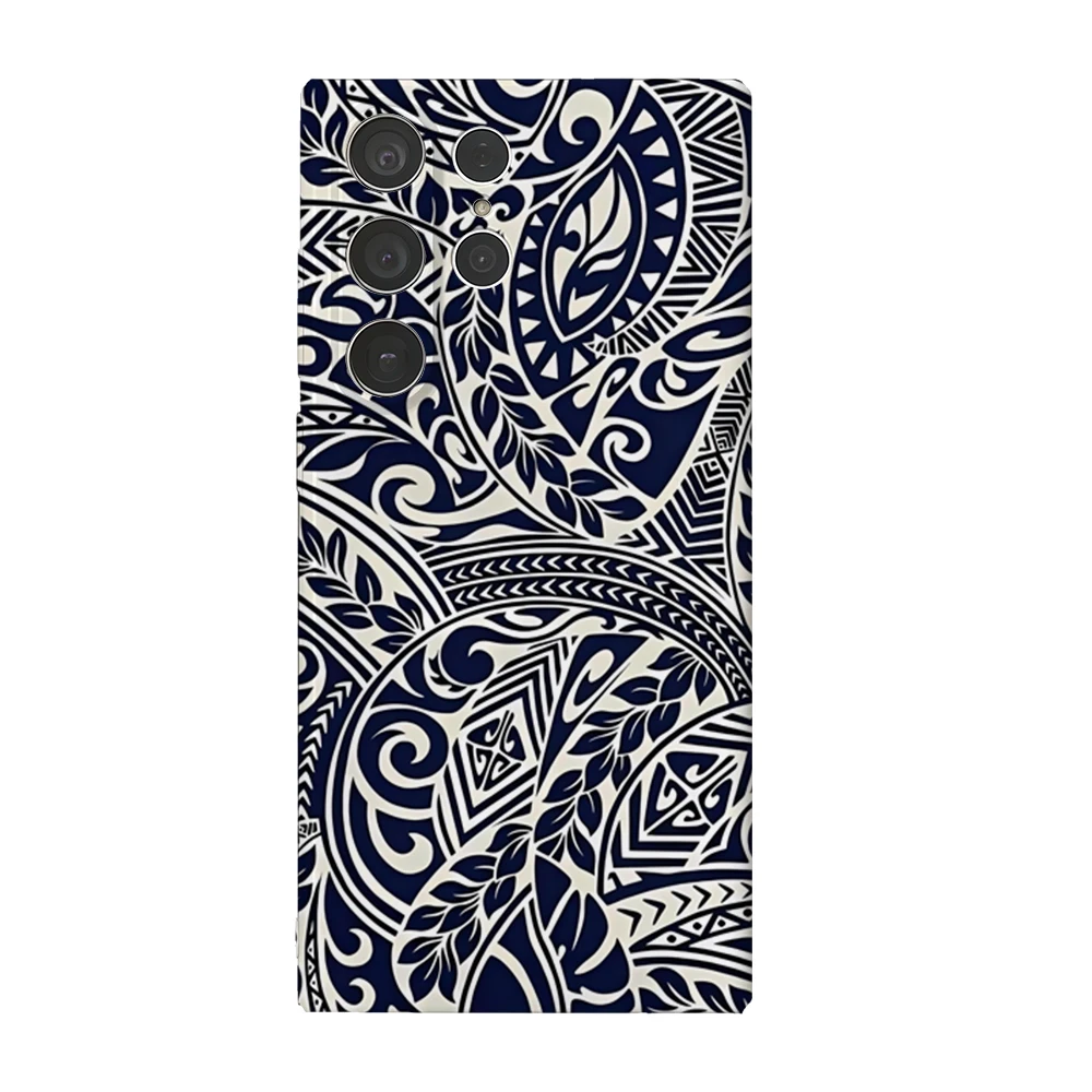 القبلية نمط الفن قضية الهاتف لسامسونج غالاكسي S25 S24 S23 الترا زائد A35 A283 لامعة HD الغلاف الصلب فيلم قذيفة