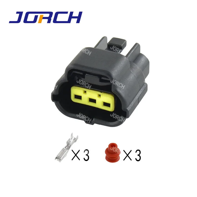 10 Sets 3pin  S60 S80 XC60 XC90 Camshaft Eccentric Shaft Position Sensor Wiring Connector 174357-2 368523-1