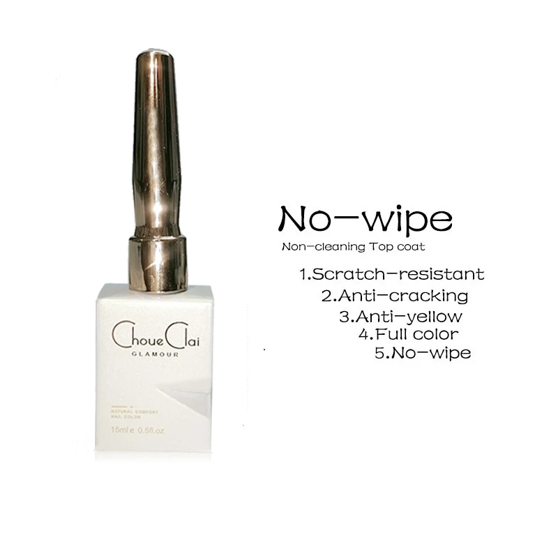 Eleanos 15 ml Basis- und Top-Coat-Gel-Nagellack, transparent, Soak Off UV-Gel-Nagellack, Nagelgrundierung, Hybrid-Gel-Lack