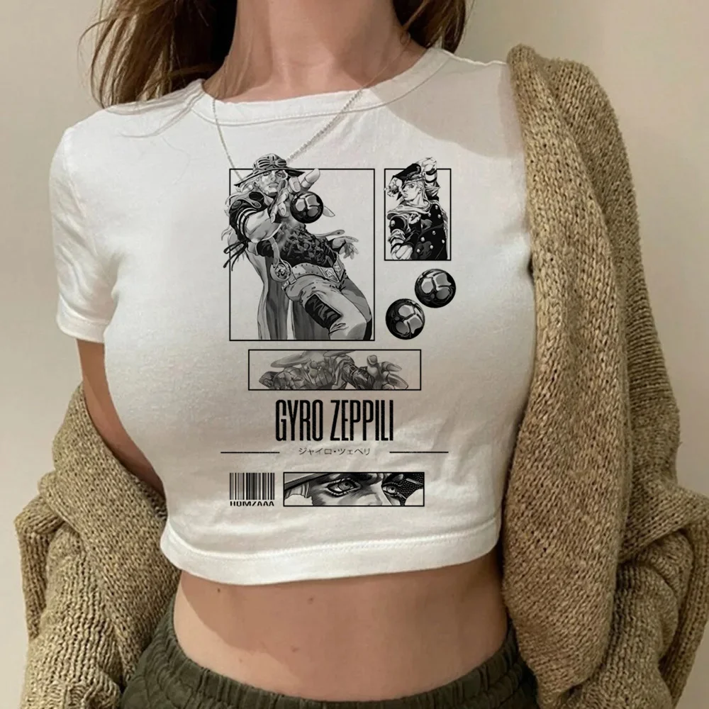 Steel Ball Run Jojo Bizarre Adventure crop top shoujo goth japanese anime t-shirt vintage clearance sales party grunge dollette view 5