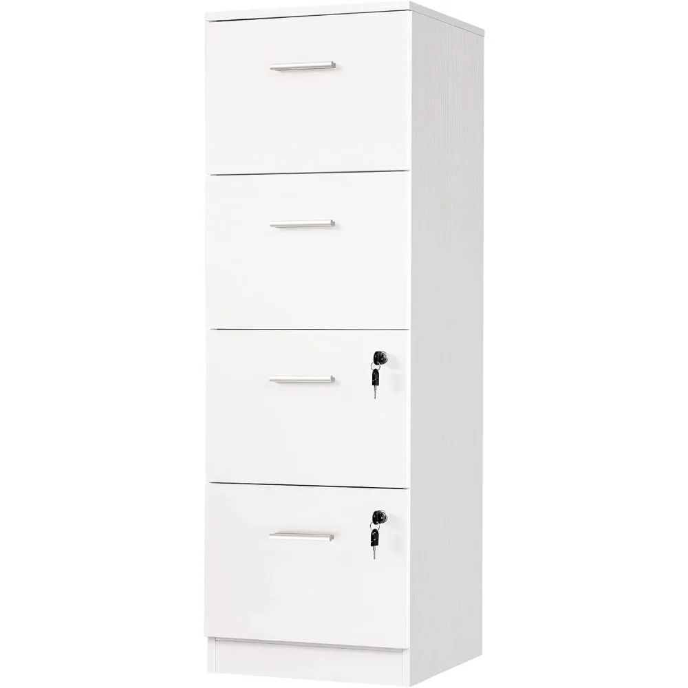 

YITAHOME 4-Drawer File Cabinet with Lock, 15.86" Deep Vertical Filing Cabinet, Storage File Drawers for Letter A4-Sized Files