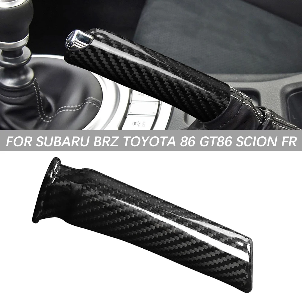 real-hard-carbon-fiber-sticker-car-replace-handbrake-grip-hand-brake-cover-handle-interior-accessories-for-subaru-brz-toyota-86
