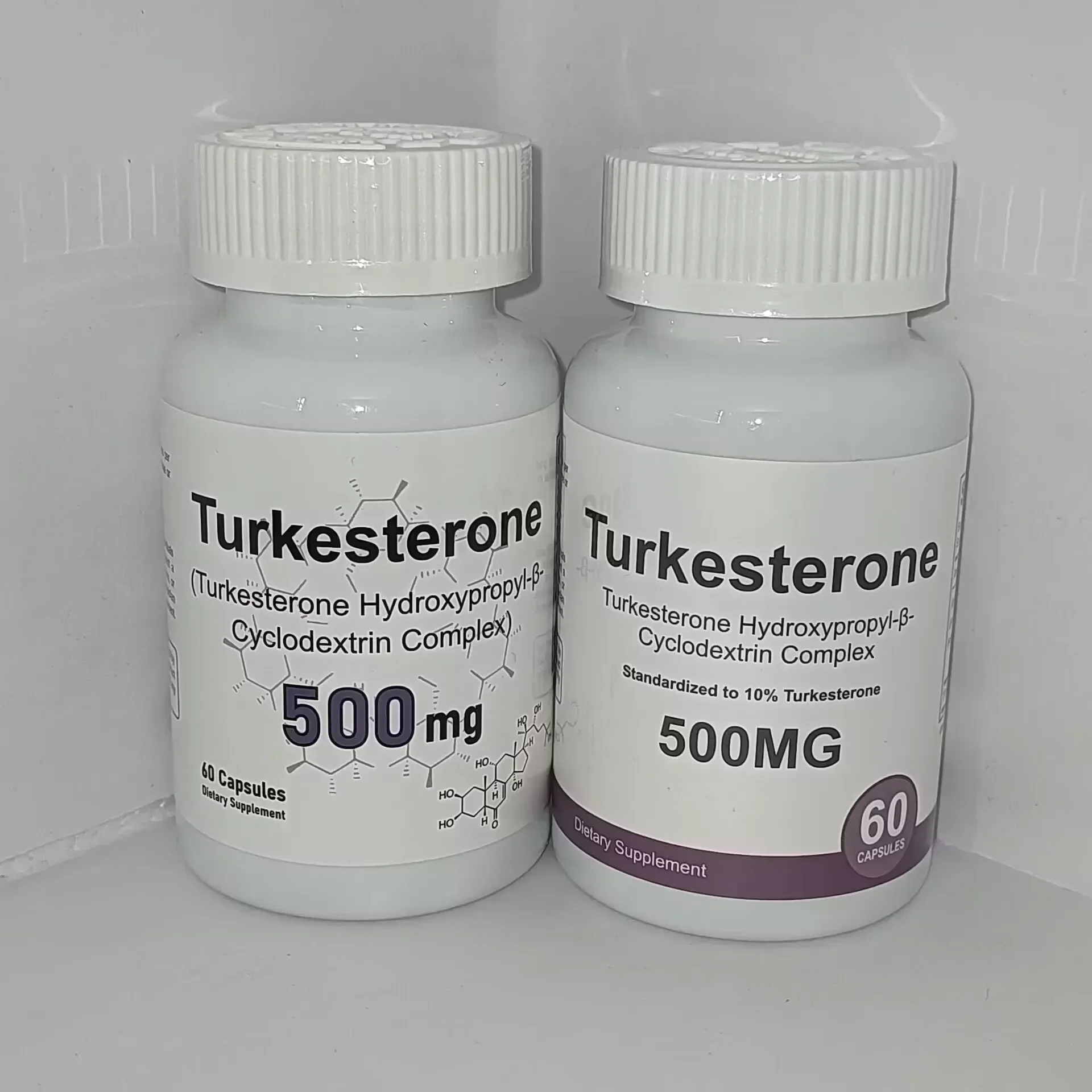 

2 Bottles 500mg Turkesterone Capsules Helping Exercise Muscles Maintain Energy Levels Male Health Food