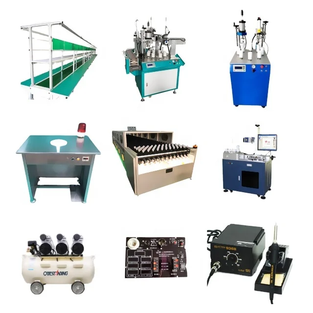 

LED Bulb Light Production Machine E27 B22 Bulb Lamps Automatic Assembly Line Bulb Crimping Aging Testing Machine