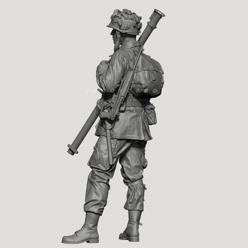 1/35 Resin Model Figure European Army Soldiers Gk Micro Miniature 3d Printed White Model Toy Unassembled And Unpainted Kit
