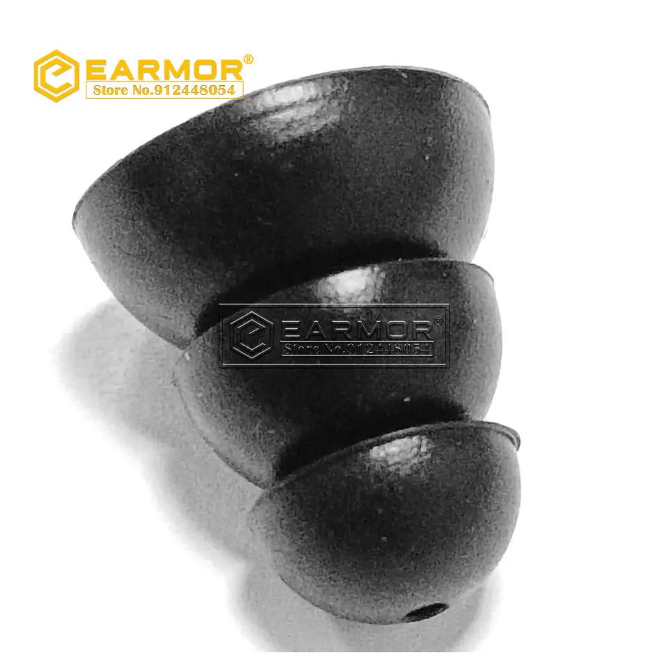 EARMOR-Tapones de silicona de repuesto para los oídos, accesorios para M20 y M20T, fundas para auriculares internos de silicona de tres capas