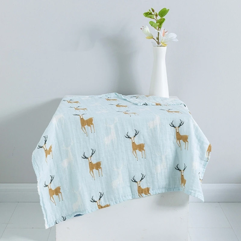 

Многофункциональный детский хлопковый слюнявчик-бандана для чувствительной кожи с милым принтом, легкий в уходе, аксессуар