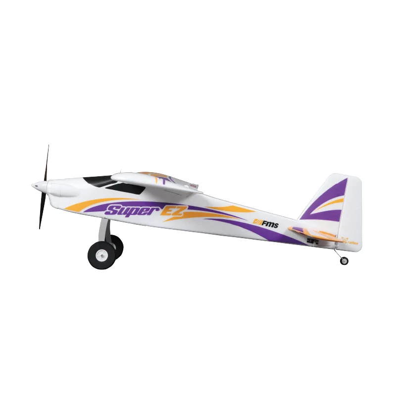 

Super FMS Remote Control Plane 1200mm EZ V4 PNP RTF Trainer Beginner Gyro Float Option EPO Model Hobby Fixed Wing Toy