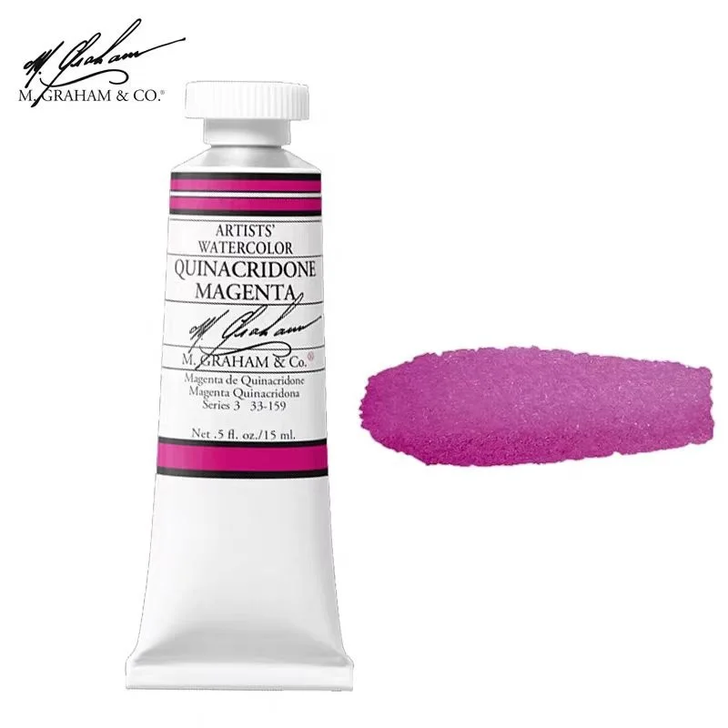 Nuevo M. Graham&Co Artista Acuarela Indigo/Magenta Quinacrílico Tubo 15ml 2025