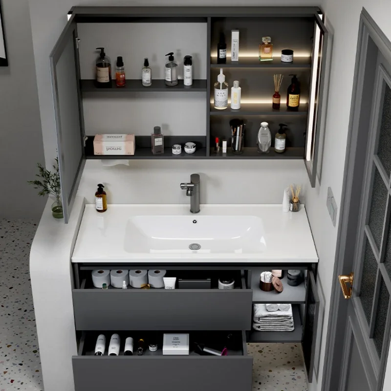 Garage Luxury Cupboard Modern Perfume Cosmetics Figure Ritual Bathroom Cabinet Nordic Display Badkamerkast Backyard Furniture