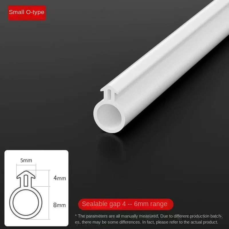 NONE O-Shape Silicone Rubber Window Weatherstripping Seal Strip 5/10/20M 7